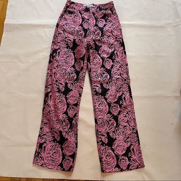 pink floral pants - Picture 4 of 4